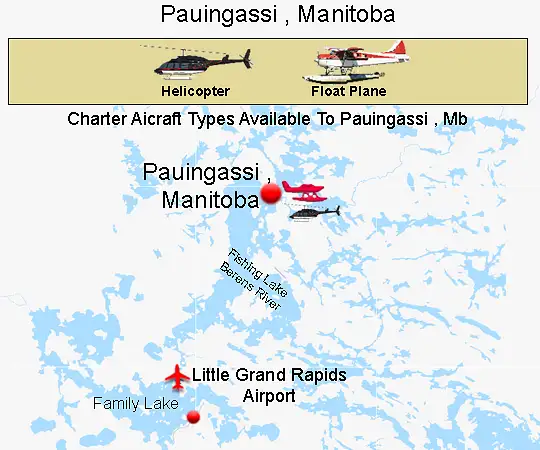 Little Grand Rapids Airport used for Pauingassi charter access